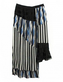 Kolor asymmetric skirt 17SCL SO3142 SKIRT order online