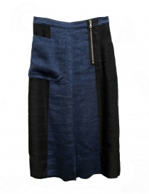 Womens trousers online: Rito navy skirt pants