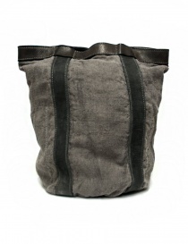 Bags online: Guidi NBP01 leather and linen backpack