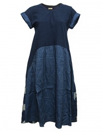 Kapital indigo star print dress EK528-DRESS-IDG order online