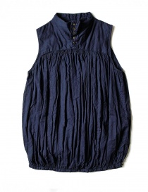Camicie donna online: Camicia smanicata Kapital colore blu