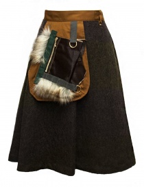 Kolor brown skirt 17WPL-S01106 A-KHAKI-BROWN order online