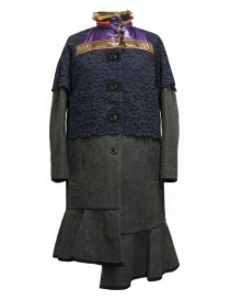 Womens coats online: Kolor grey coat