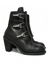 Womens shoes online: Guidi 3095G black leather ankle boots