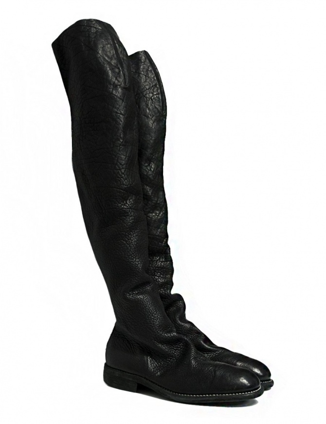 Adèle Boots - Black - Split cowhide leather - Sézane