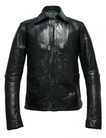 Mens jackets online: Carol Christian Poell Scarstitched 2498 horse leather jacket