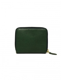 Il Bisonte Black Leather Wallet with Button On Sale Online