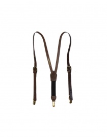 Belts online: Kapital brown leather suspenders