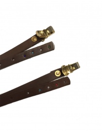 Kapital brown leather suspenders