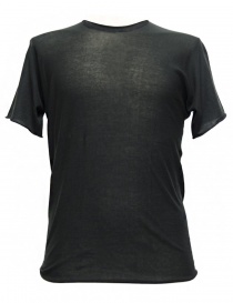 T shirt uomo online: T-shirt Label Under Construction Parabolic Zip Seam colore grigio