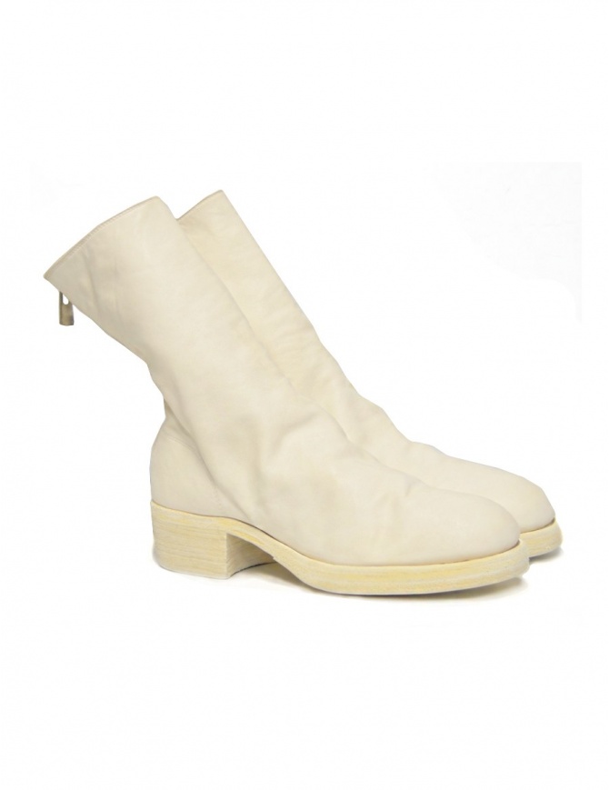 White leather Guidi 788Z ankle boots | Guidi 788z White