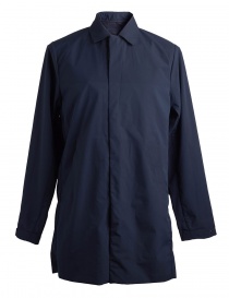 Mens jackets online: Allterrain by Descente long navy jacket