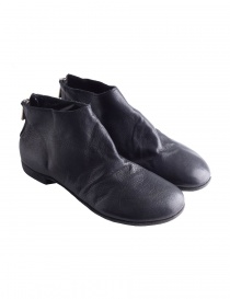 Calzature uomo online: Scarpe in pelle nera con zip Guidi ZO04S