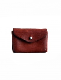 Wallets online: Guidi EN01 red leather coin purse