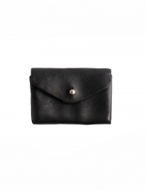 Wallets online: Guidi EN01 black leather coin purse