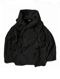 Womens coats online: Kapital Katsuragi Raising Ring black coat