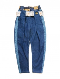 Kapital trousers in denim fabric K1809LP079 IDG order online