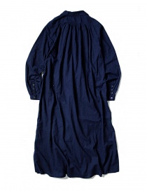 Kapital blue indigo dress with rouches