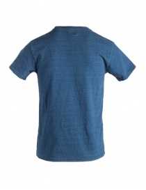 Kapital indigo blue T-shirt with sun smile