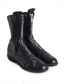 Mens shoes online: Guidi 310 black horse leather ankle boots