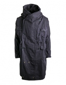 Kapital coat in black cotton EK-448 BLACK order online