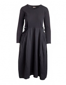 Kapital long-sleeved black long dress EK-463 BLK order online