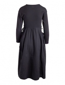 Kapital long-sleeved black long dress