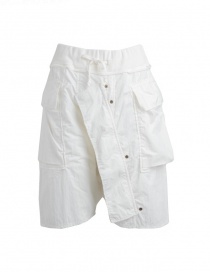 Pantaloni uomo online: Bermuda Kapital colore bianco in cotone