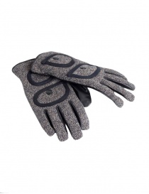 Kapital gloves in leather and cotton with pockets K1711XG624 CHARCOAL GLOVES order online