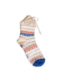 Kapital ecru socks with laces K1504XG342 ECRU order online
