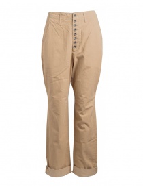 Kapital beige trousers with button closure online