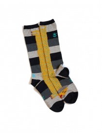Kapital black socks with yellow dachshund dog K1711XG614 BLACK SOCKS order online