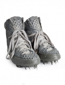 Carol Christian Poell perforated gray shoes with rubber-dripped sole AM/2686C RUUMS-PTC/33 order online