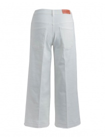 Jeans Avantgardenim bianco a palazzo