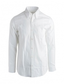 Camicie uomo online: Camicia Golden Goose bianca in cotone piquet