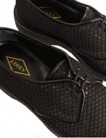 Scarpa Adieu Type 1 in tessuto traforato nero calzature uomo acquista online