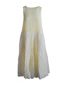 Womens dresses online: Casey Casey sleeveless lemon yellow dress