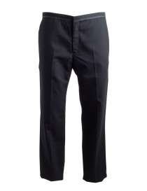 Mens trousers online: Cy Choi boundary black trousers