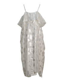Miyao transparent white dress with shoulder straps