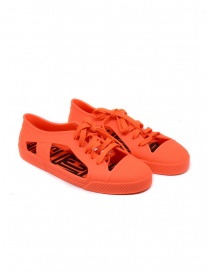 Womens shoes online: Melissa + Vivienne Westwood Anglomania orange sneaker