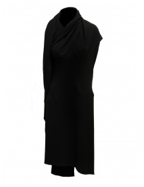 Womens dresses online: Marc Le Bihan black dress with multiple closures