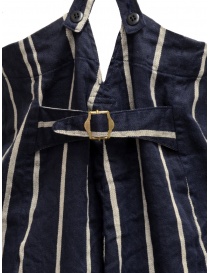 Kapital navy blue striped dungarees womens trousers buy online