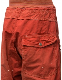 Pantaloni Kapital rossi con fibbia acquista online prezzo