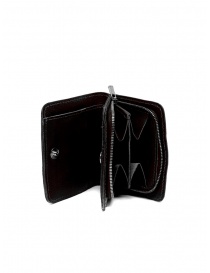 Portafogli online: Guidi C8 portafoglio piccolo in pelle nera di canguro