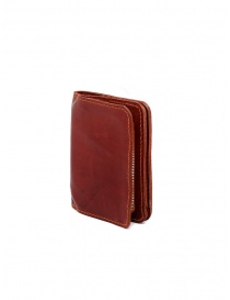 Guidi C8 1006T portafoglio piccolo rosso in pelle di canguro acquista online