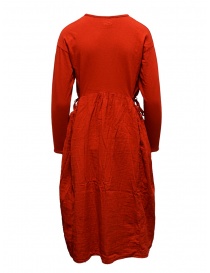 Kapital long-sleeved red long dress