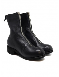 Womens shoes online: Guidi PL2 black horse leather boots