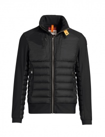 Mens jackets online: Parajumpers Shiki jacket with smooth sleeves black