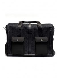 Travel bags online: Frequent Flyer duffel bag in black denim