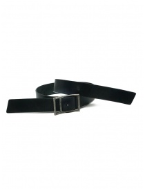 Belts online: Deepti reversible black leather belt